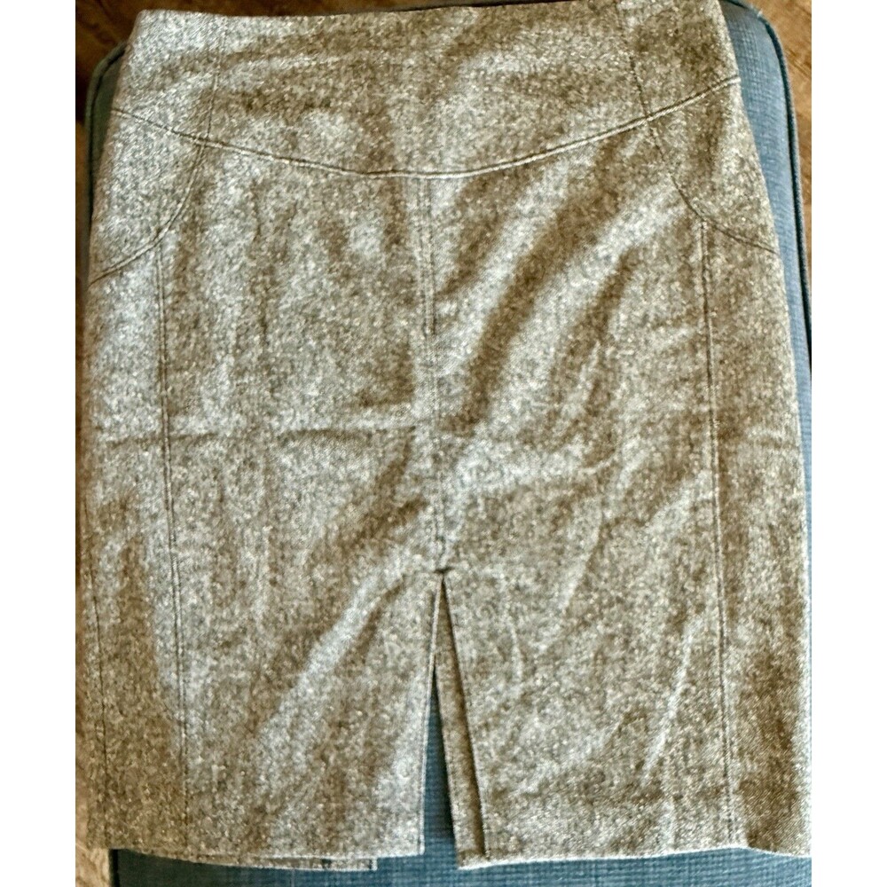 The Limited Women's Wool Pencil Skirt Double Slit Size 14